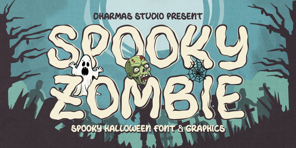 Spooky Zombie font