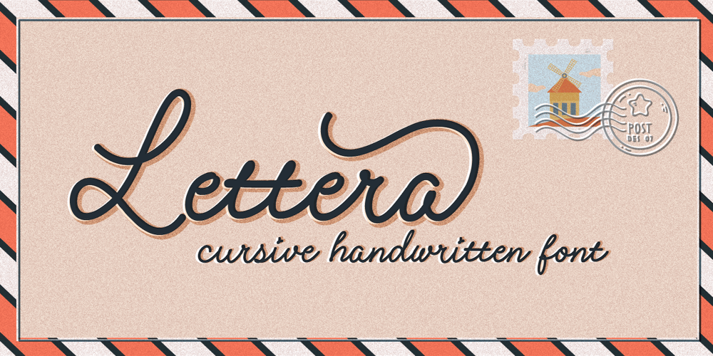 Lettera font