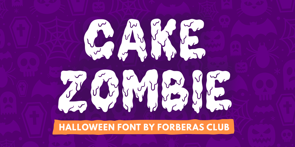 Cake Zombie font