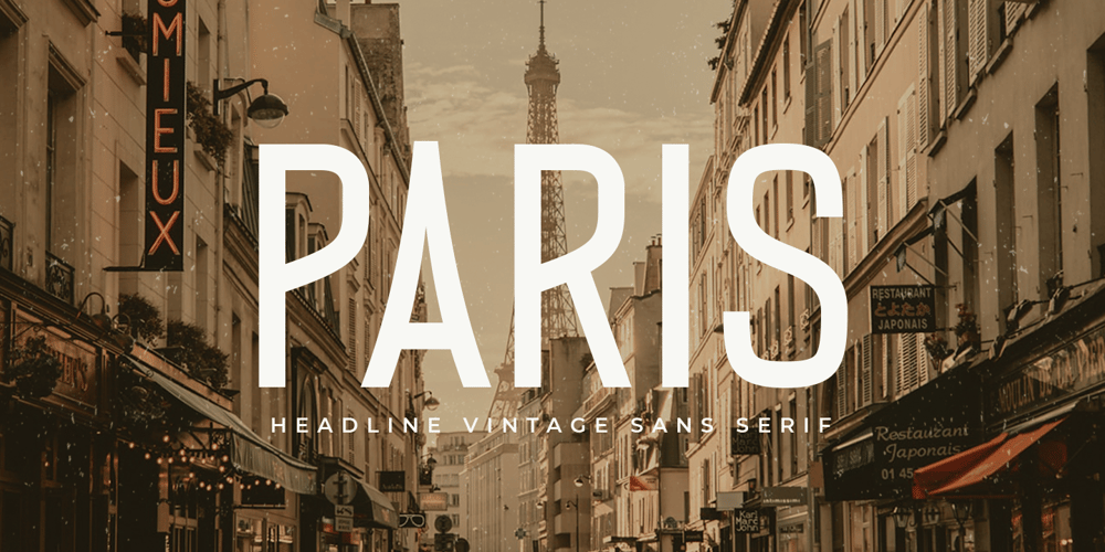 Paris SS font