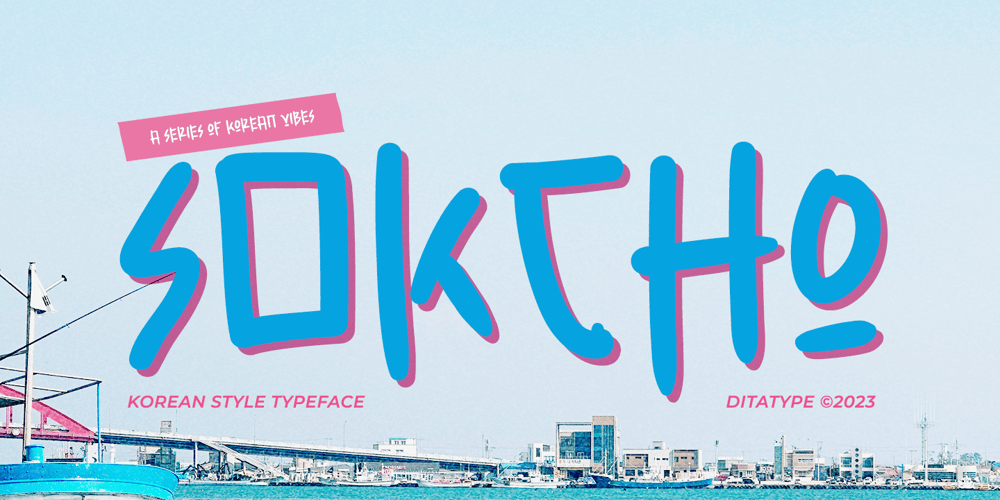 Sokcho font