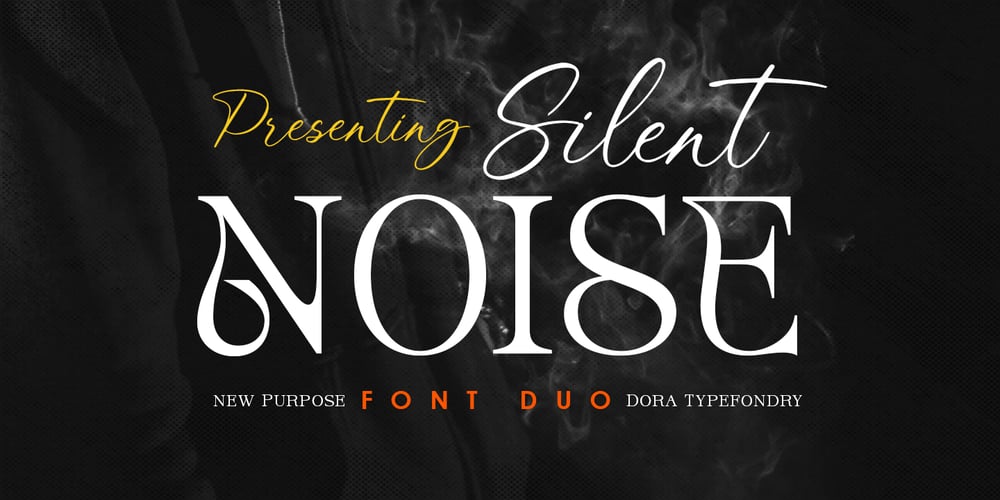 Silent Noise Font Duo font