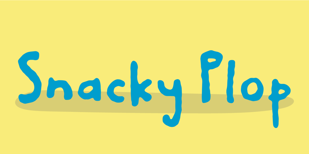 Snacky Plop font