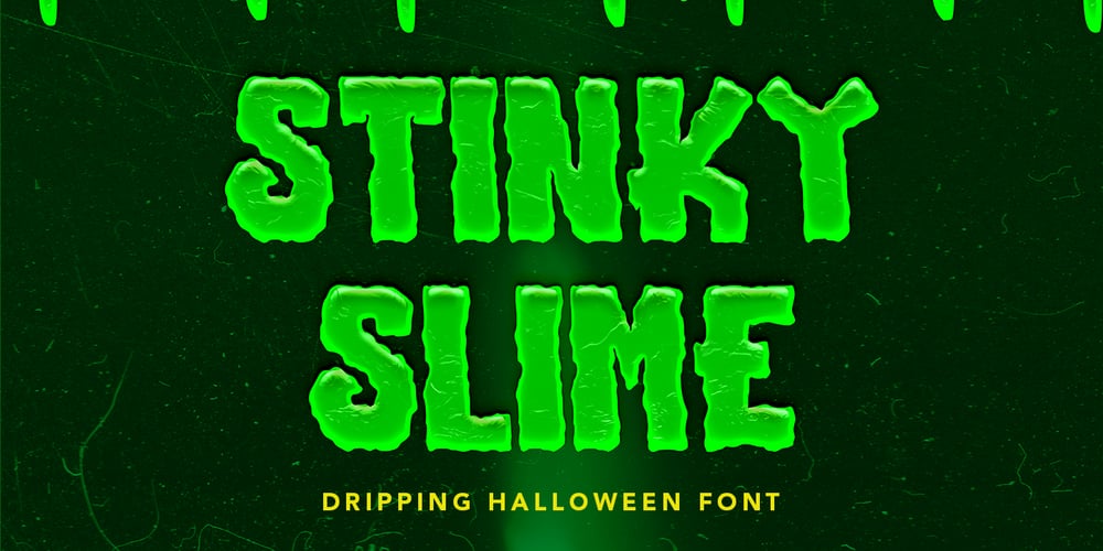 Stinky Slime font