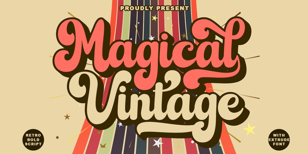 Magical Vintage font