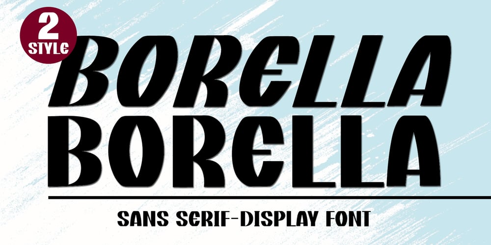 Borella font