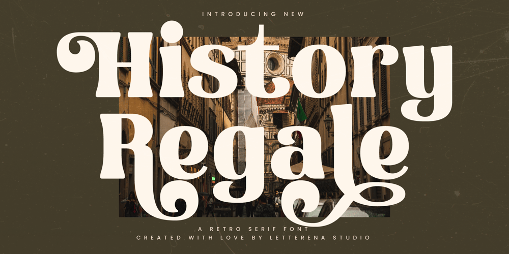 History Regale font