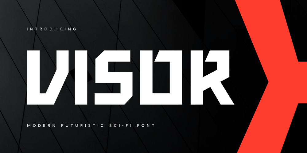Visor font