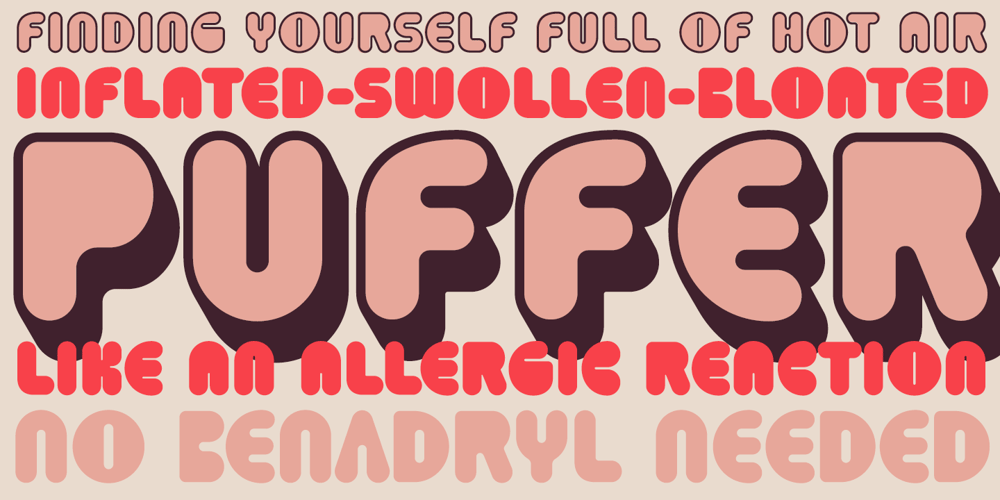 Puffer PB font