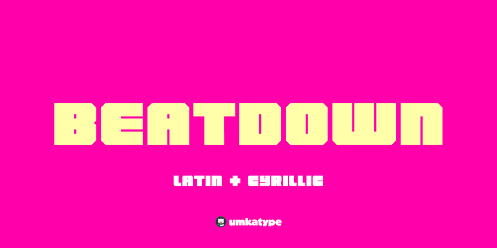 Beatdown font