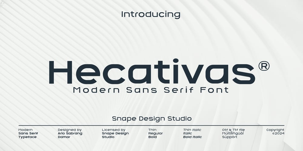 Hecativas font