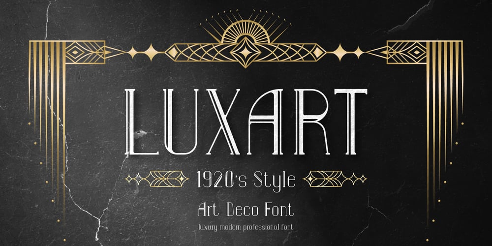Luxart font