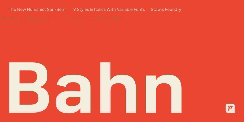 Bahn font