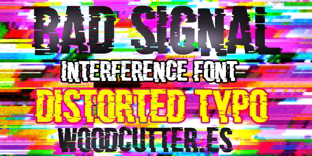 Bad Signal font