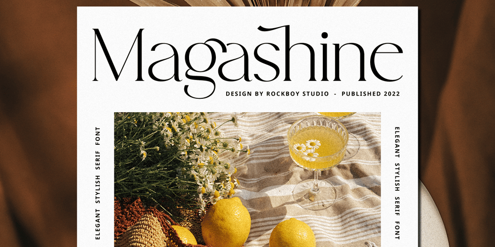Magashine font