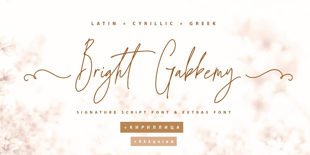 Bright Gabbemy Cyr Gr font