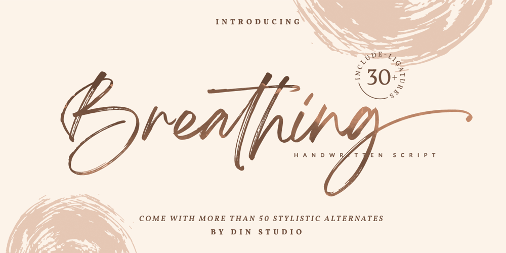 Breathing font