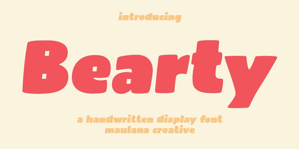 MC Bearty font