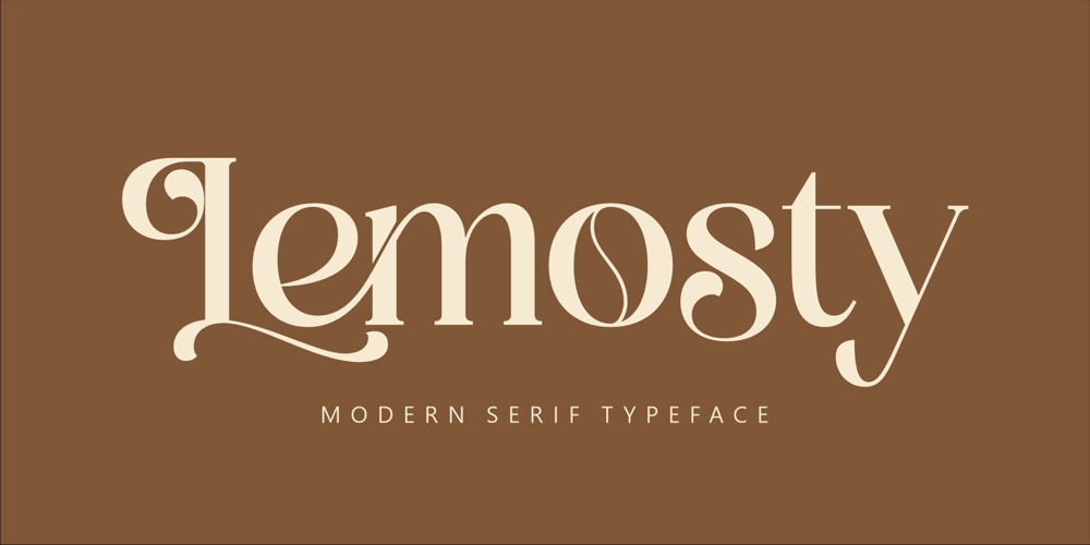Lemosty font