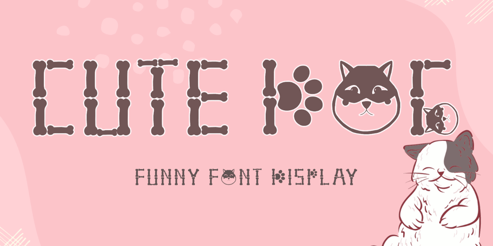Cute Dog font