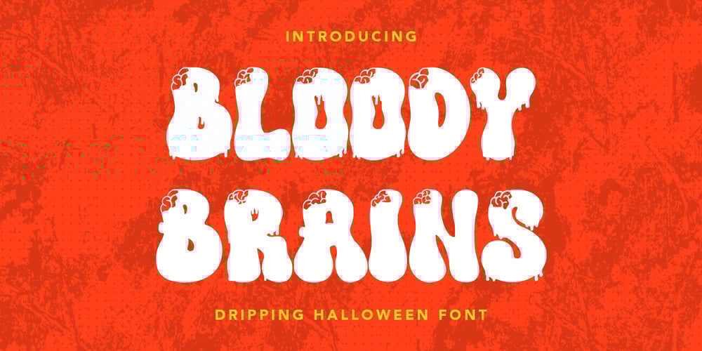 Bloody Brains font