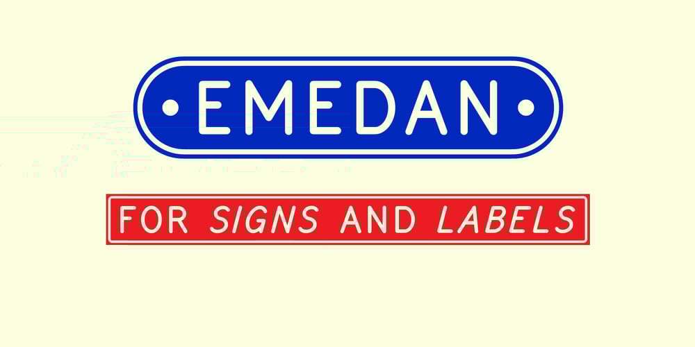 Emedan font