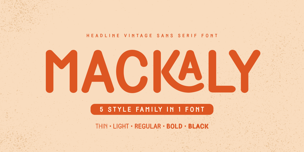 Mackaly font