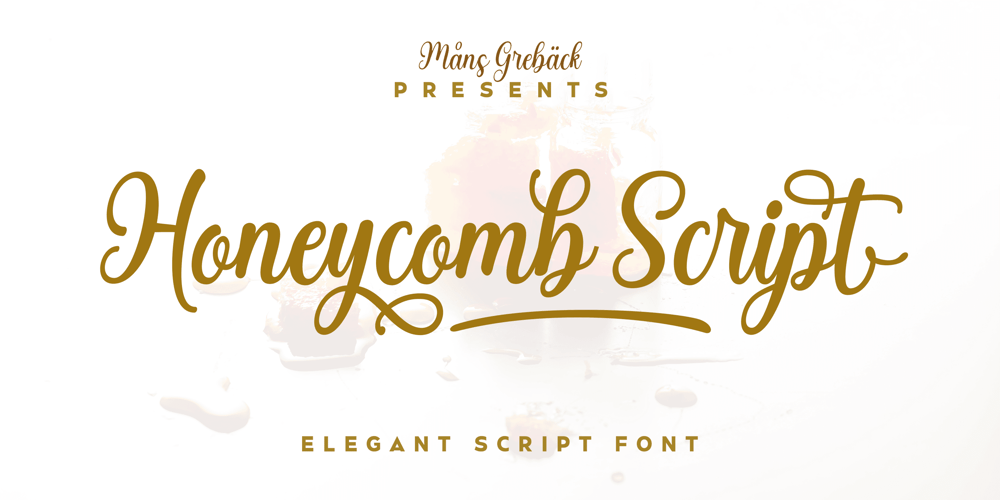 Honeycomb font