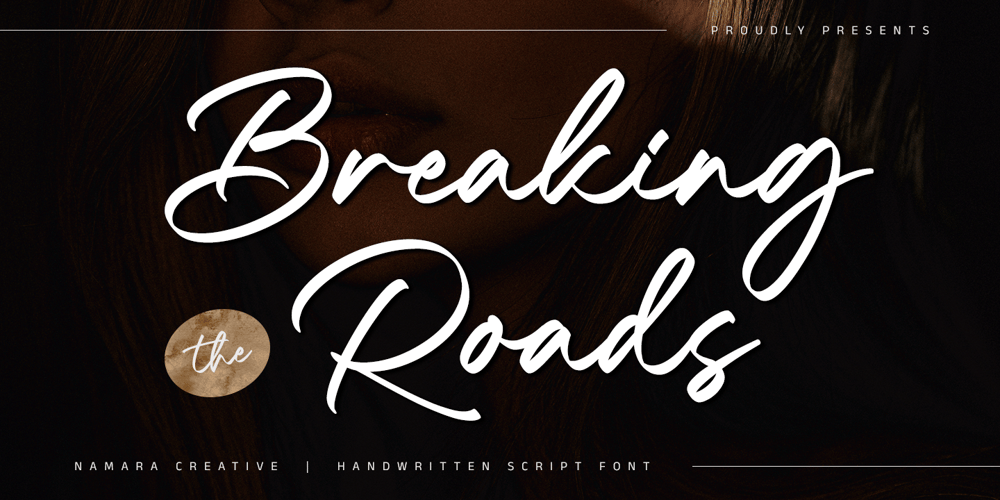 Breaking Road font
