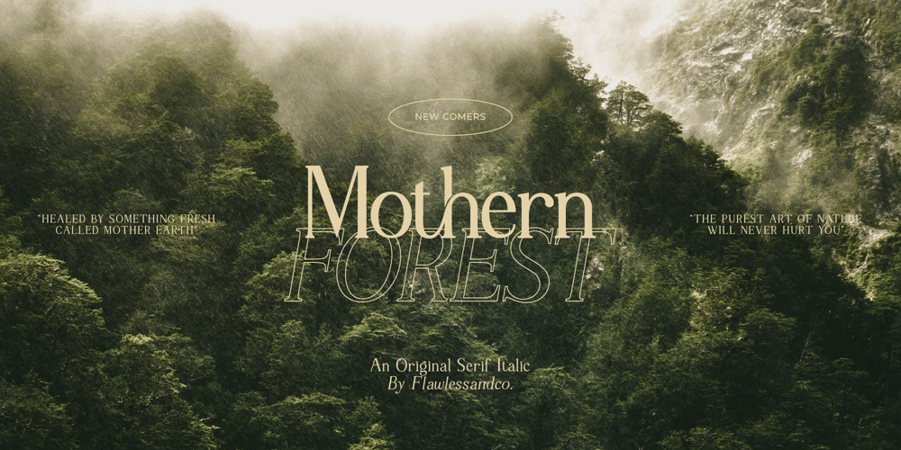 Mothern font