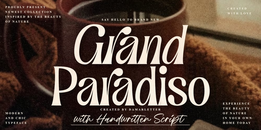 Grand Paradiso font