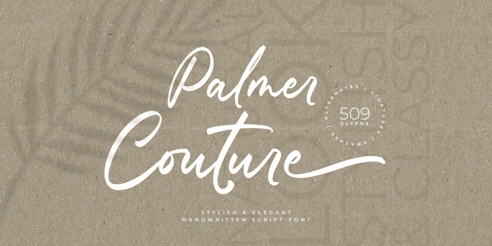 Palmer Couture font