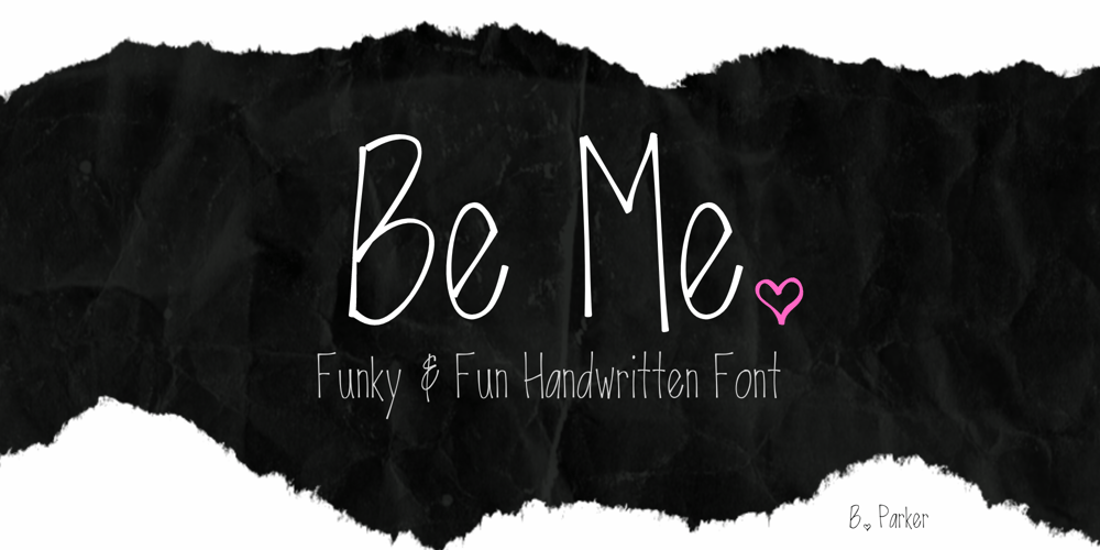 Be Me font