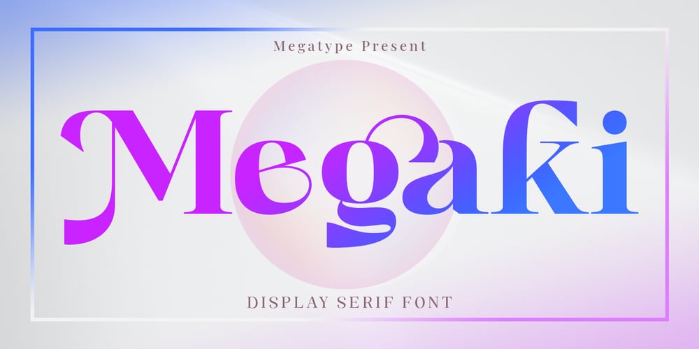 Megaki font