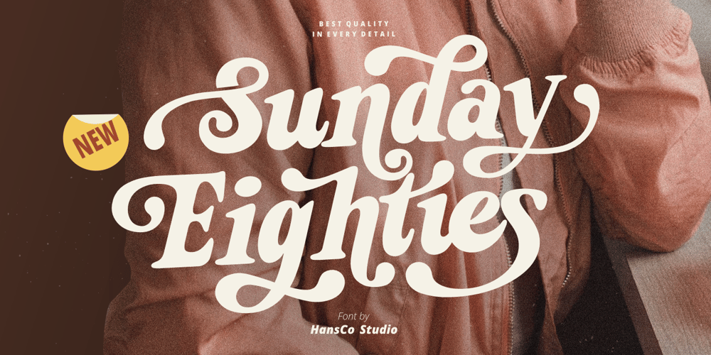 Sunday Eighties font