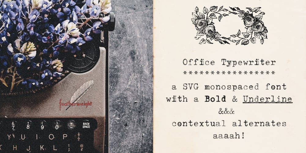Office Typewriter font