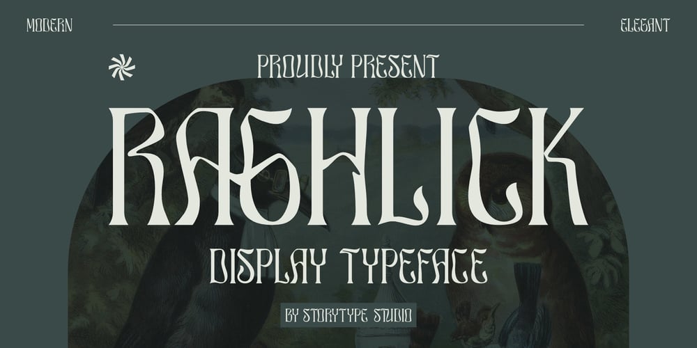 Raghlick font