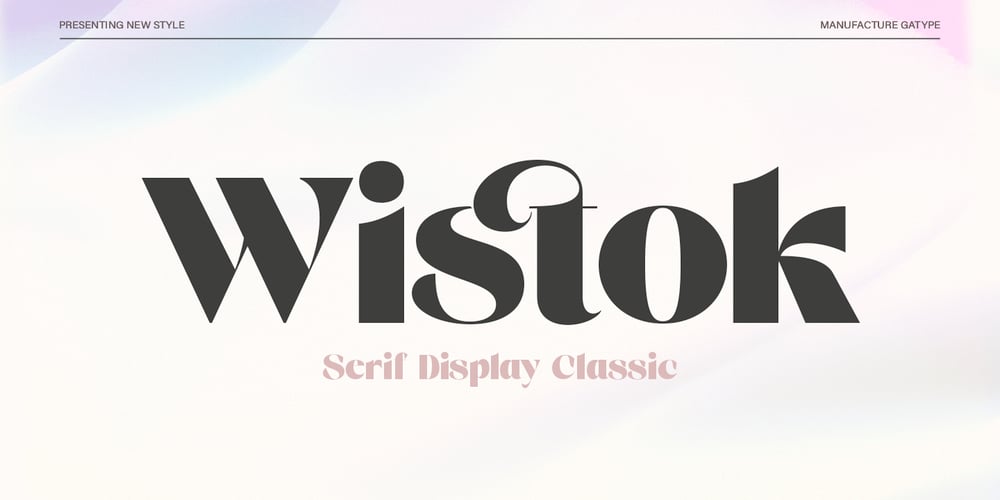 Wistok font