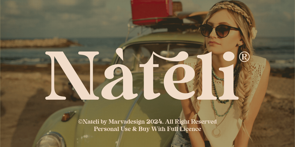 Nateli font