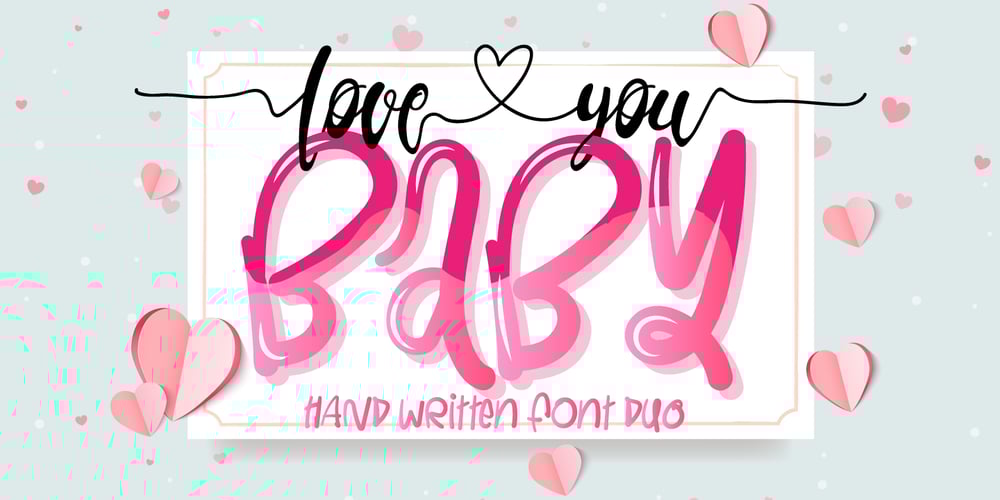 Love You Baby font