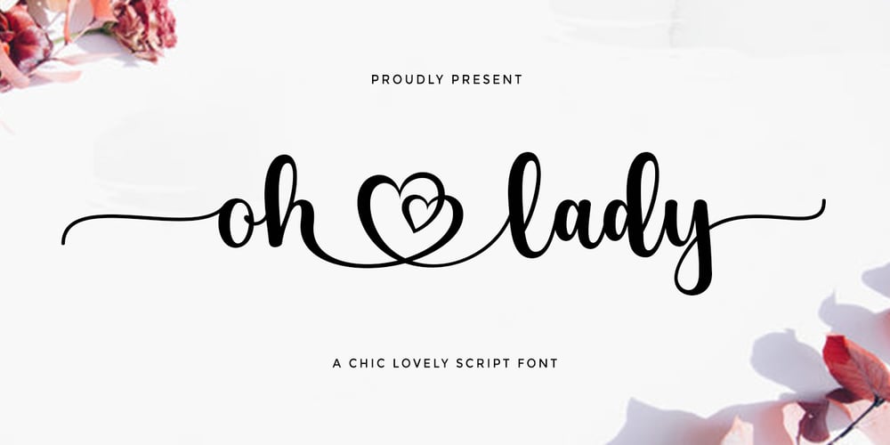 Oh Lady Script font