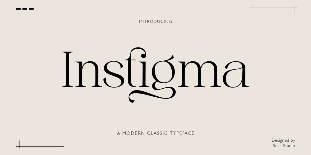 Instigma font