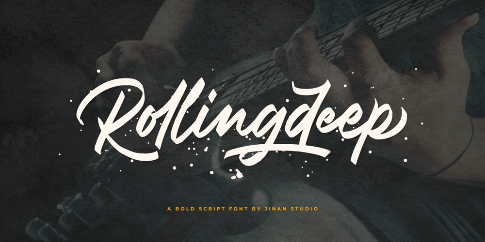 Rollingdeep font
