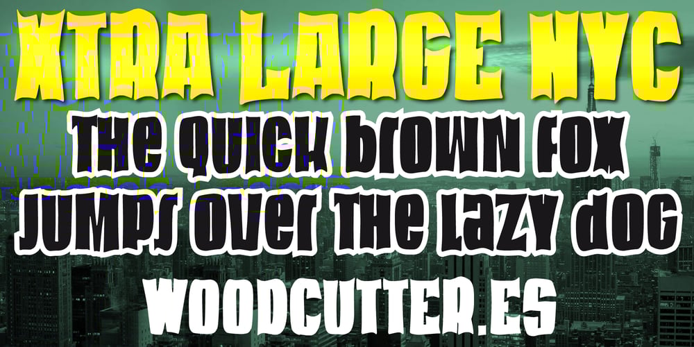 Xtra Large NYC font