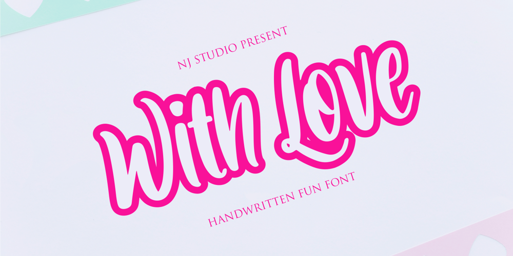 With Love font
