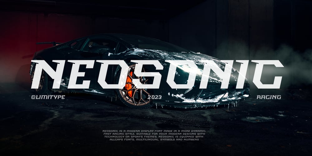 Neosonic font
