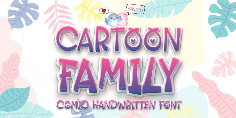 Cartoon Family font