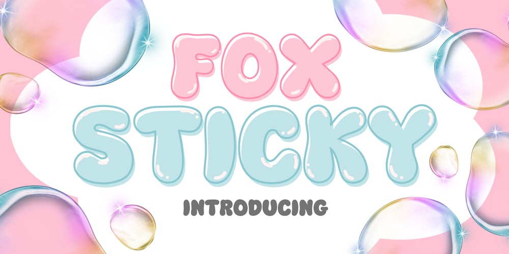 Fox Sticky font