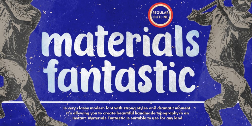 Materials Fantastic font