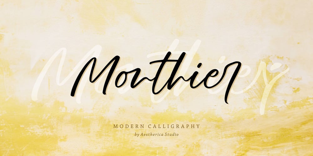 Monthier font